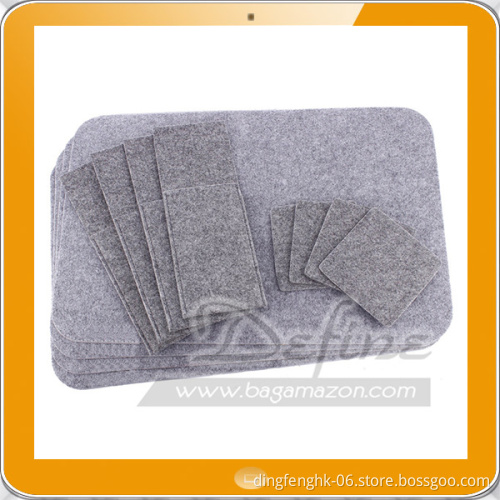 High Quality Eco-friendly Felt Table Pad Sets for Dining Room